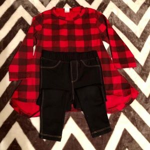 Flannel Long-sleeve Set